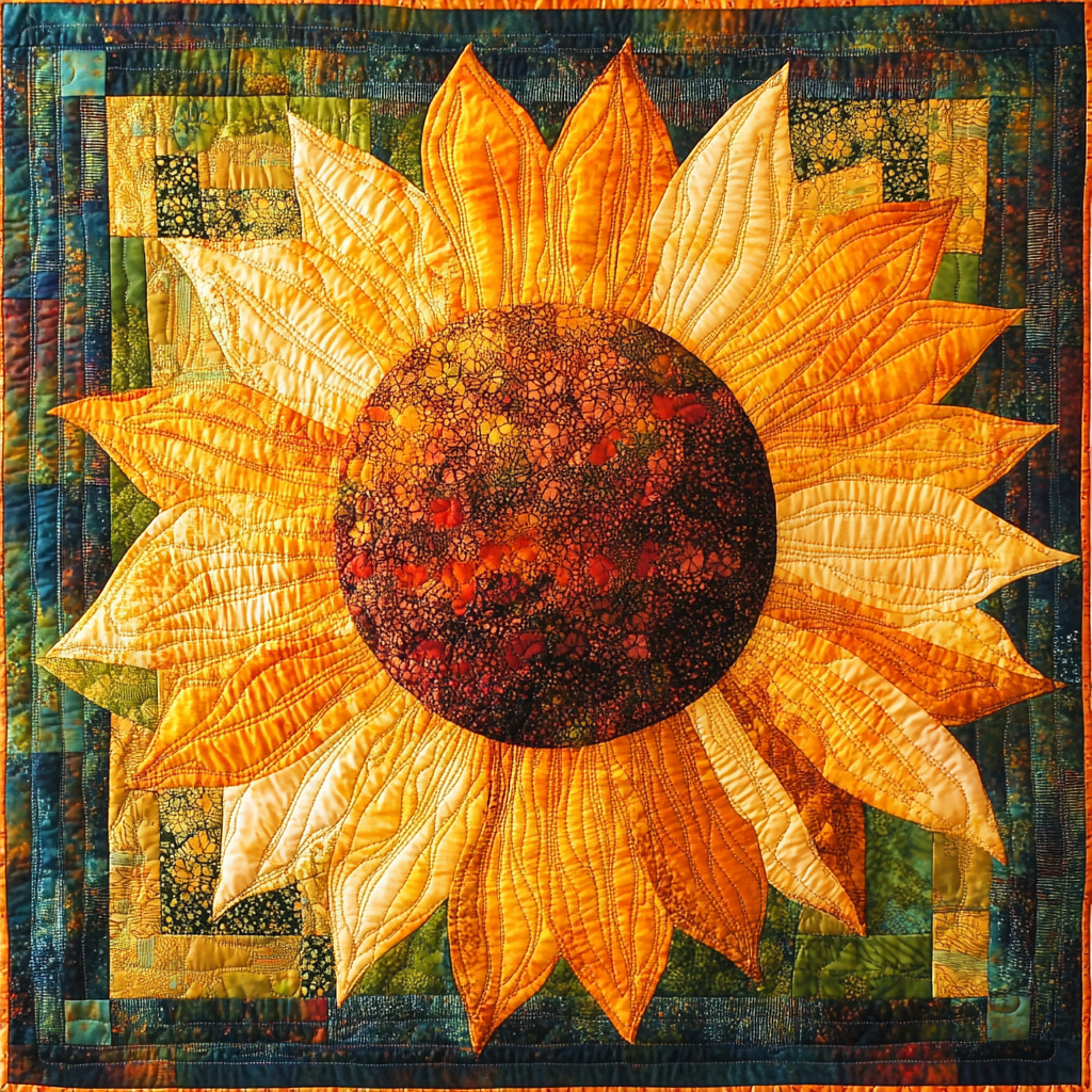 Sunflower DAI070824134 Quilt Blanket