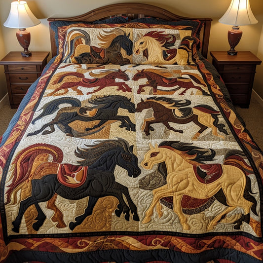 Horse TAI040624055 Quilt Bedding Set