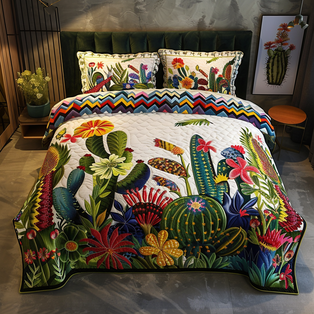 Cactus TAI251124078 Quilt Bedding Set