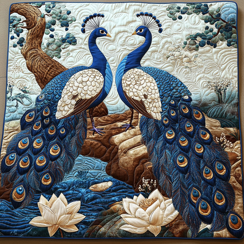 Peacock DAI301224106 Quilt Blanket