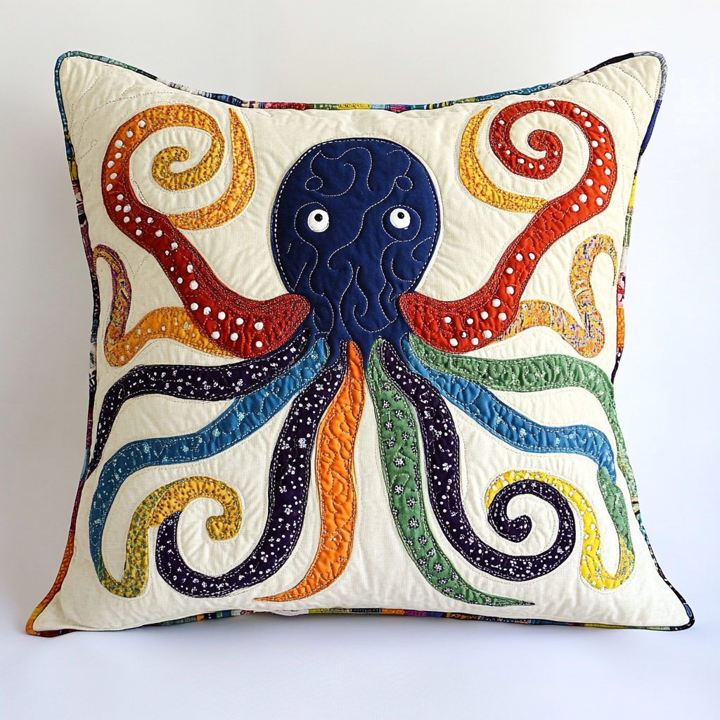 Octopus DAI230924182 Quilted Pillow Case – Charming Favor