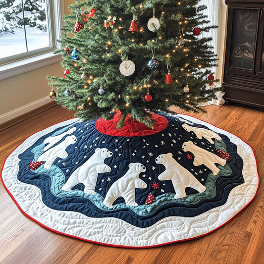 Polar Bear DAI040924123 Quilted Tree Skirt