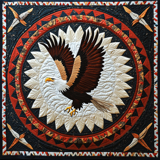 Native American Eagle DAI051224016 Quilt Blanket