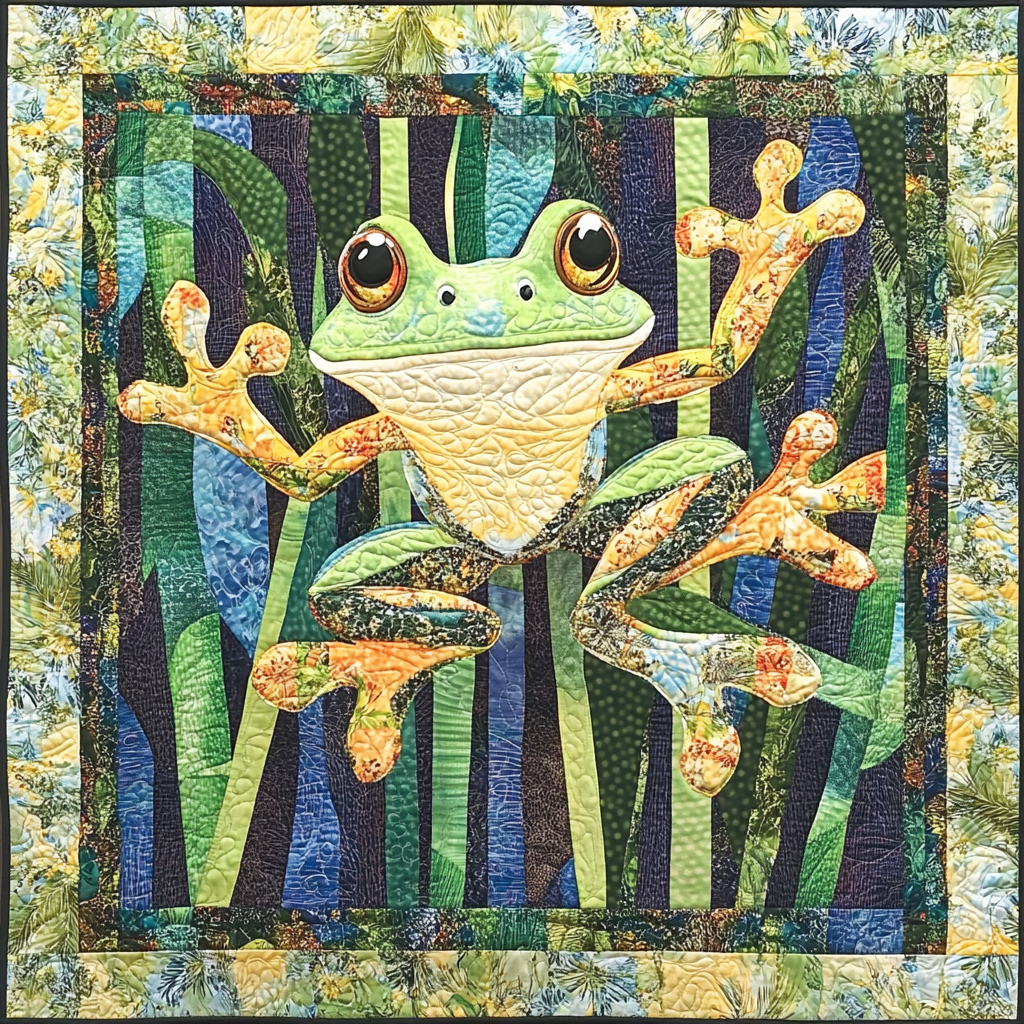 Frog TAI01102477 Quilt Blanket