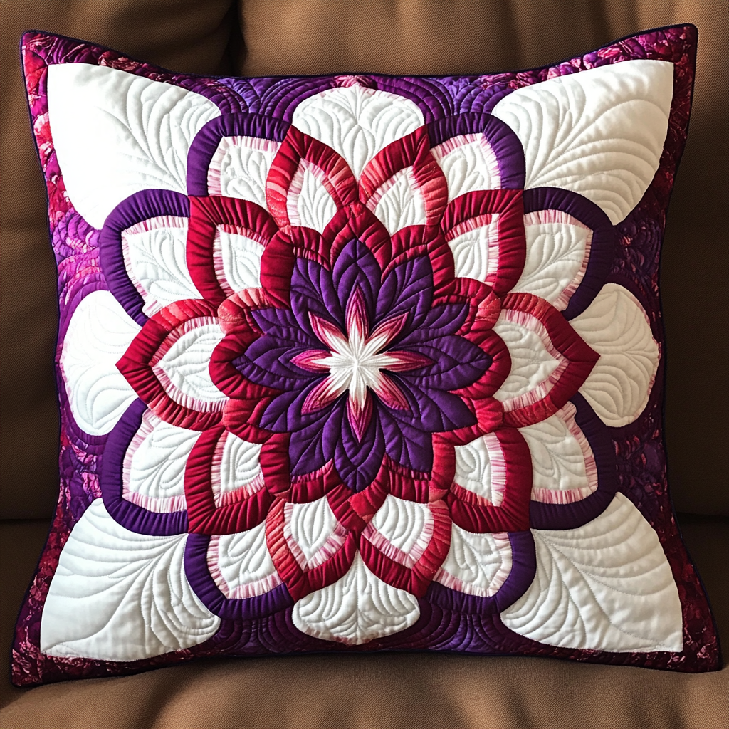 Blooming Flower TAI181024483 Quilted Pillow Case