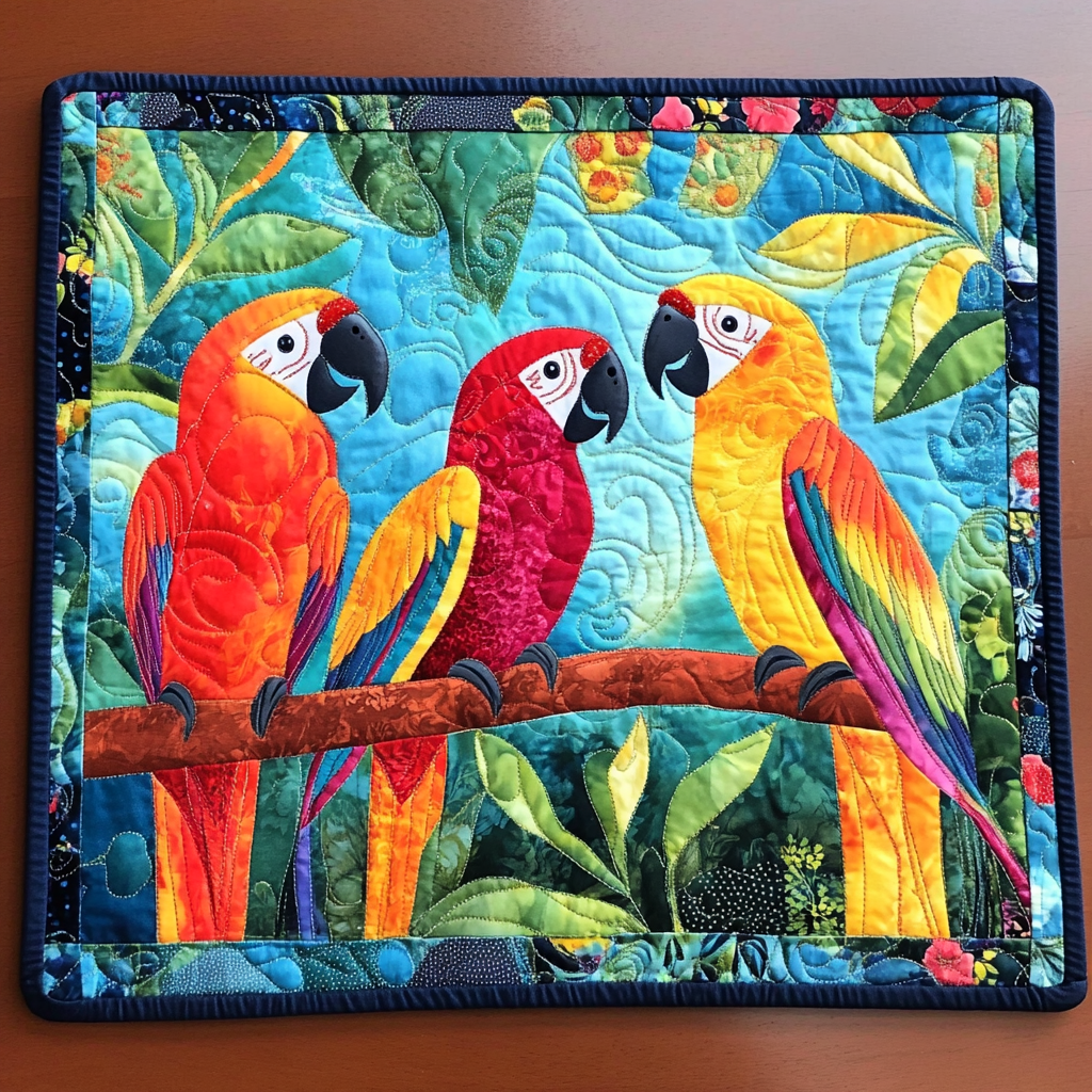 Parrot DAI281124193 Quilted Placemats