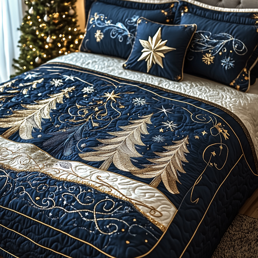 Christmas Tree TAI141124088 Quilt Bedding Set