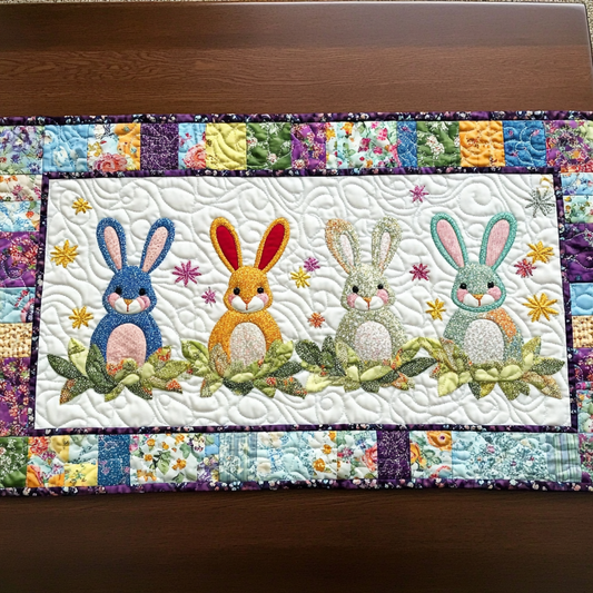 Easter Bunny DAI040225415 Quilted Table Runner