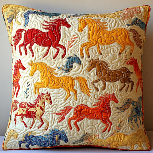 Horse TAI130824168 Quilted Pillow Case