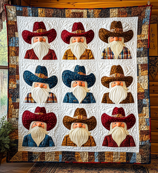 Cowboy Gnome DAI241224372 Quilt Blanket