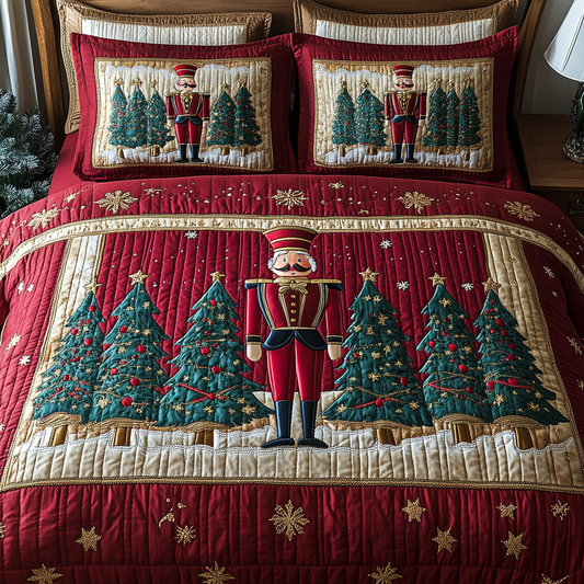 Christmas Nutcracker TAI141124064 Quilt Bedding Set