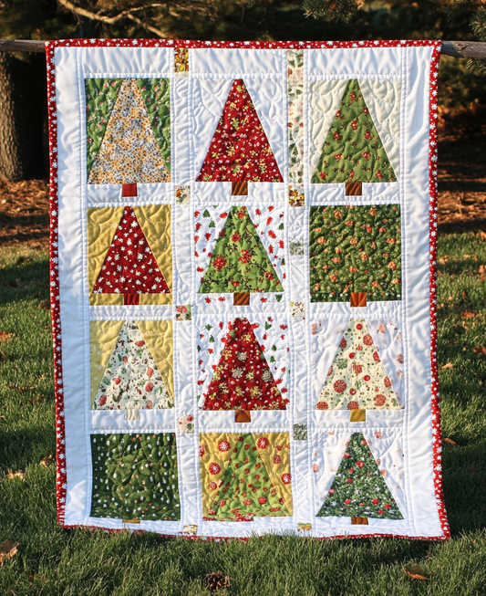 Christmas Tree TAI040924269 Quilt Blanket