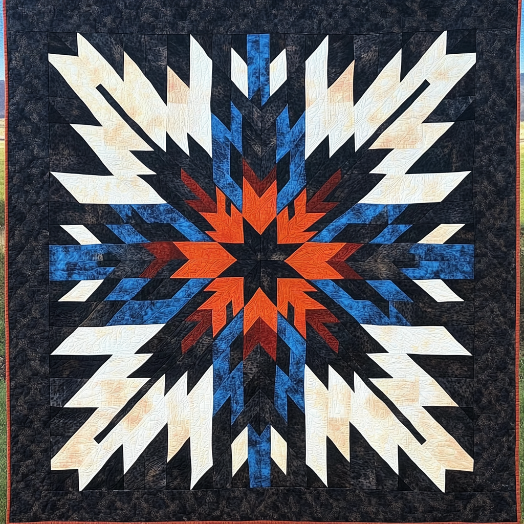 Native American Star DAI040924192 Quilt Blanket