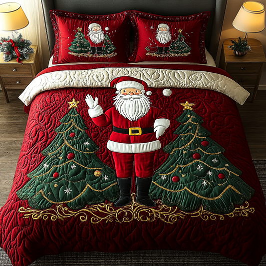 Christmas Santa TAI141124194 Quilt Bedding Set