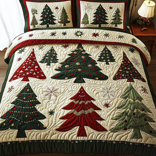 Christmas Tree TAI141124215 Quilt Bedding Set