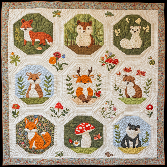 Woodland Whimsy DAI190824172 Quilt Blanket