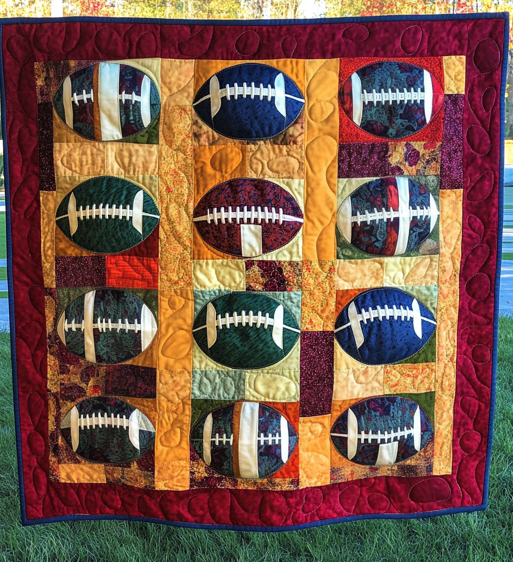 Football DAI181124059 Quilt Blanket