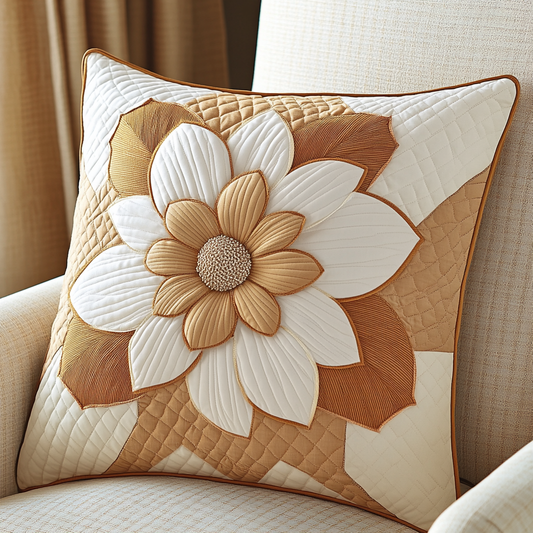 Flower TAI181024427 Quilted Pillow Case