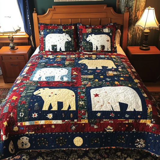 Polar Bear TAI080824071 Quilt Bedding Set