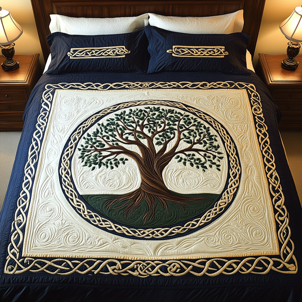 Celtic Tree Of Life TAI111124136 Quilt Bedding Set