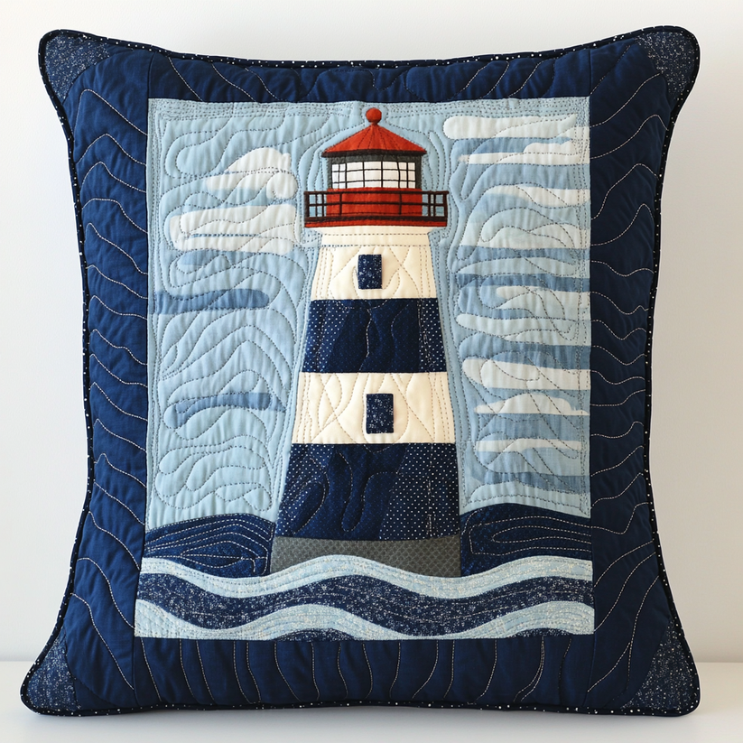 Lighthouse DAI230924189 Quilted Pillow Case Charming Favor