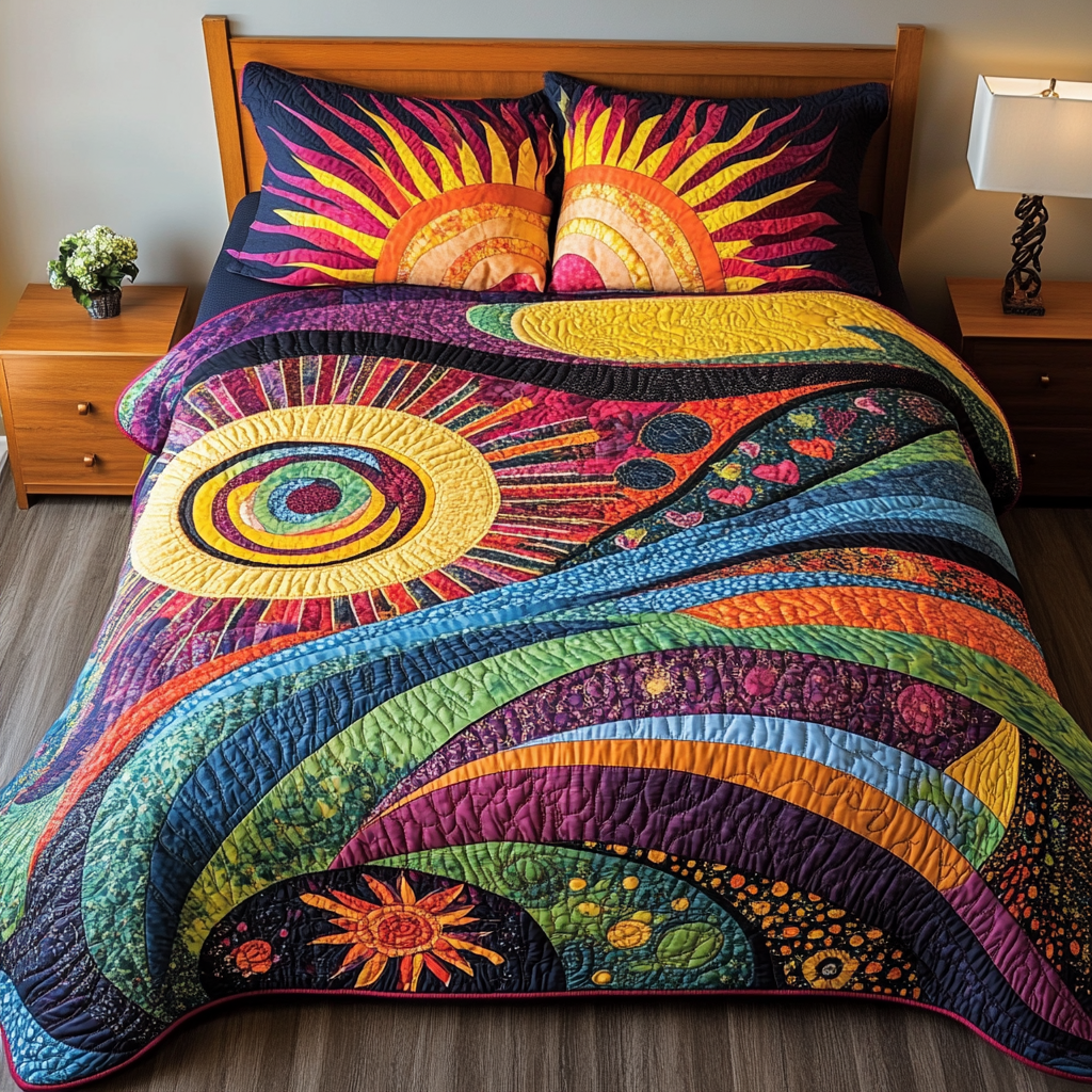 Hippie Sun TAI181024115 Quilt Bedding Set