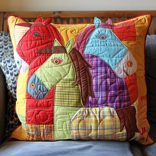 Horse TAI240424259 Quilted Pillow Case