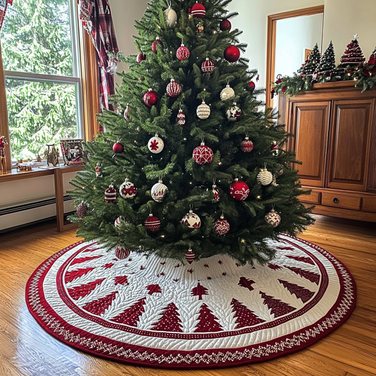 Christmas Tree TAI141124316 Quilted Tree Skirt