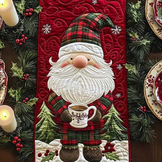 Christmas Gnome TAI141124266 Quilted Table Runner