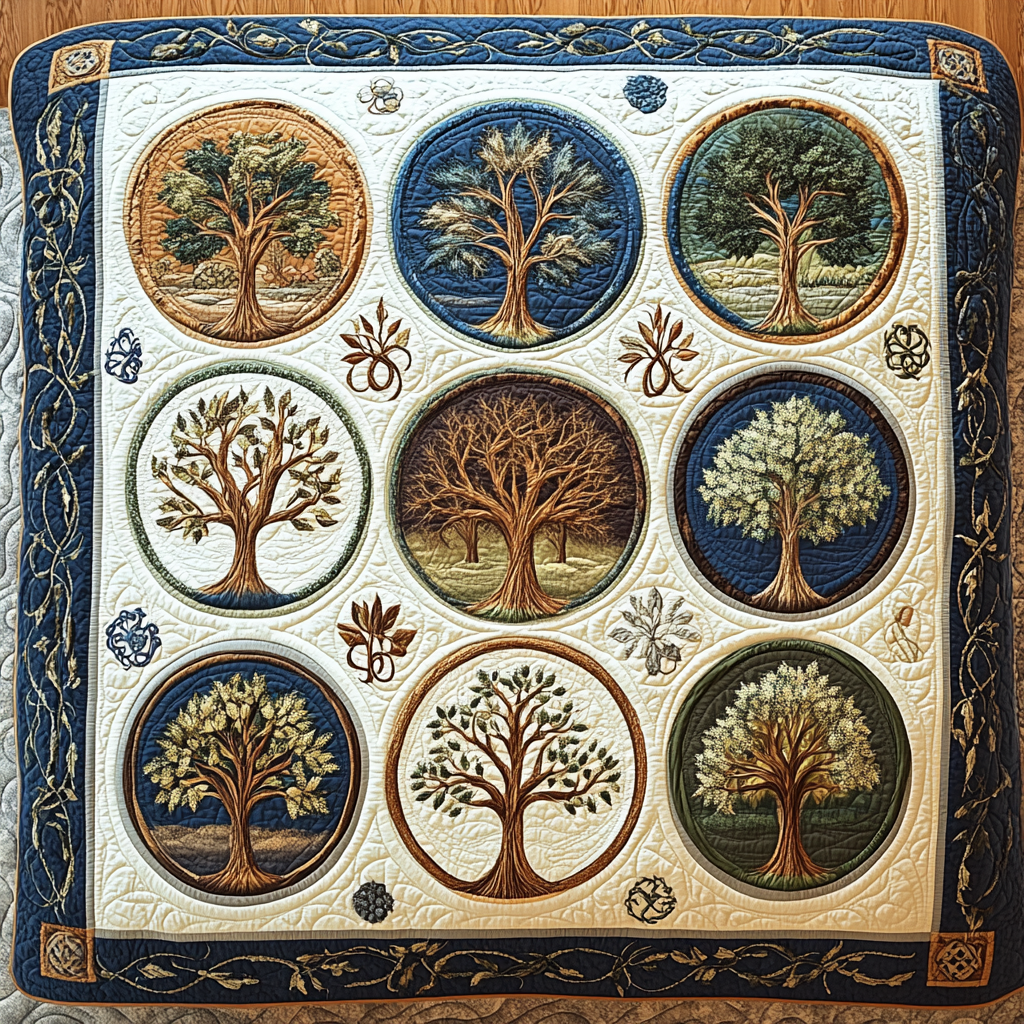 Tree Of Life TAI101224237 Quilt Blanket