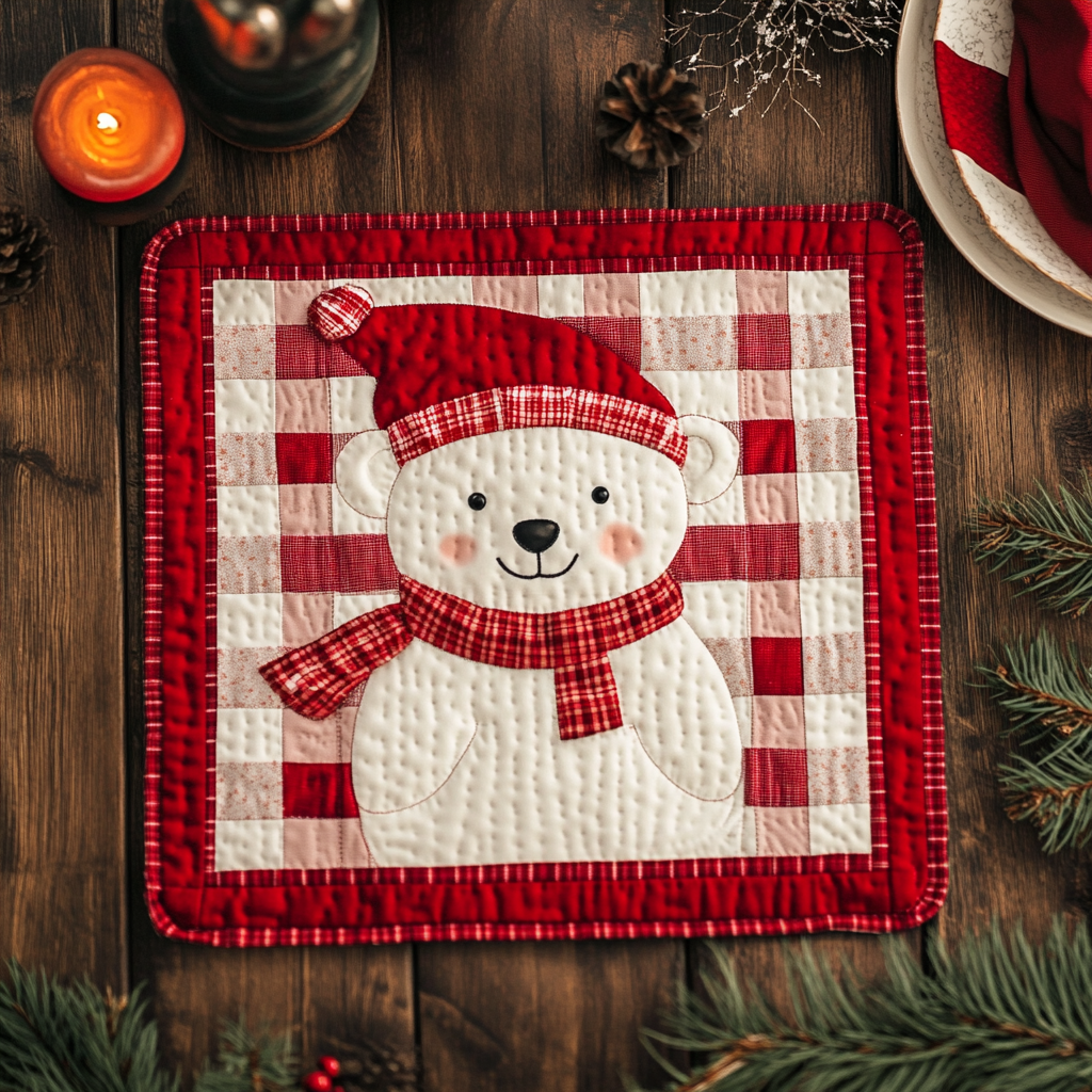 Polar Bear DAI221024279 Quilted Placemats