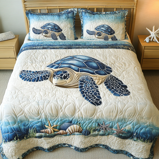 Sea Turtle TAI201124020 Quilt Bedding Set