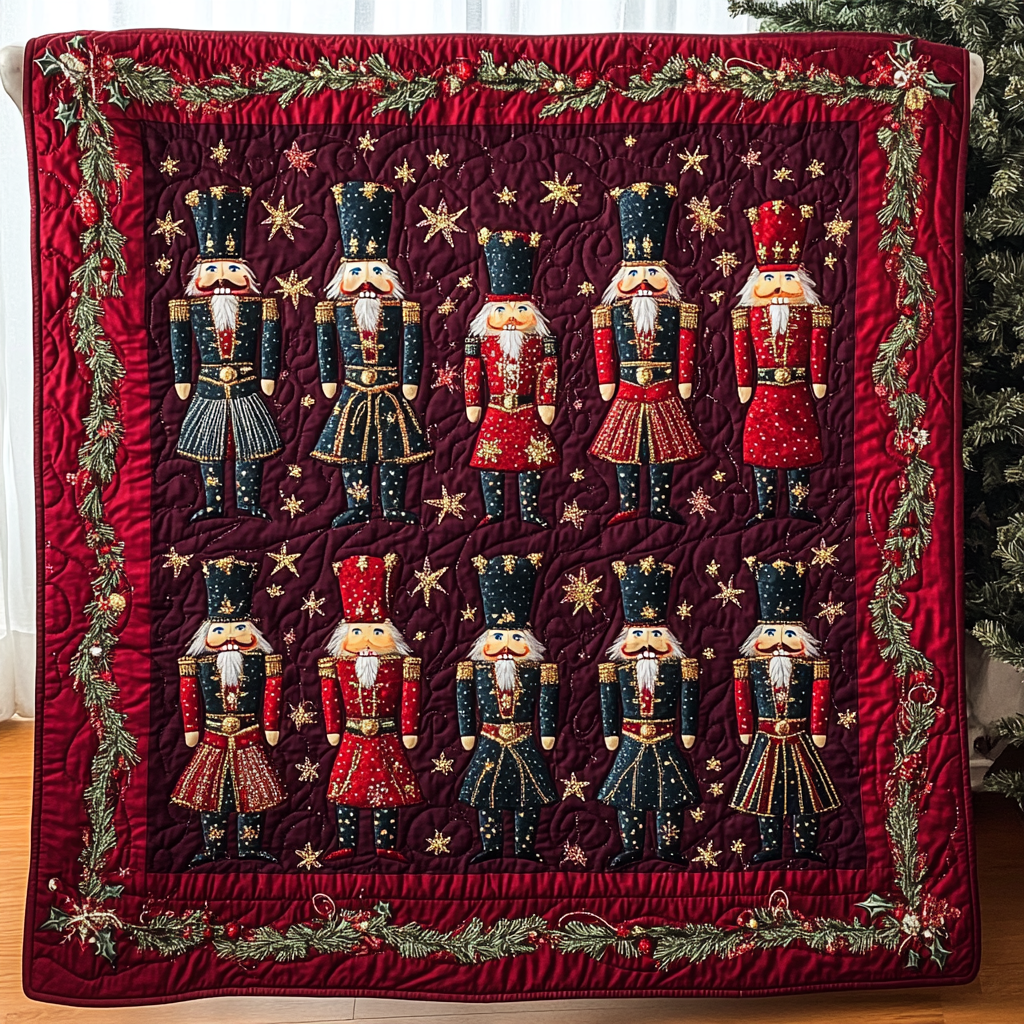 Christmas Nutcracker TAI091024090 Quilt Blanket