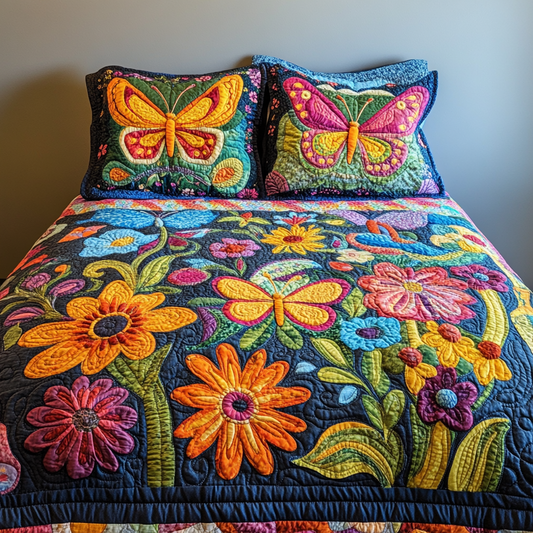 Butterfly Garden DAI110225126 Quilt Bedding Set