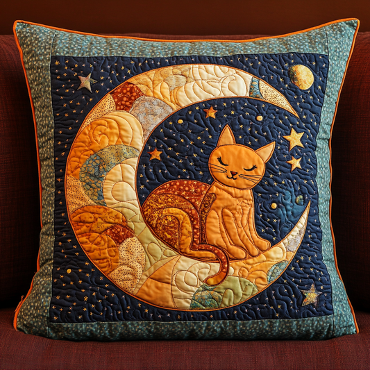 Celestial Cat DAI301224208 Quilted Pillow Case