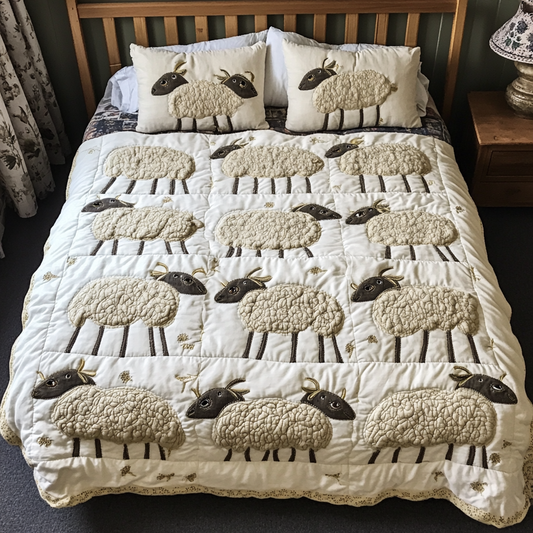 Sheep TAI111124190 Quilt Bedding Set