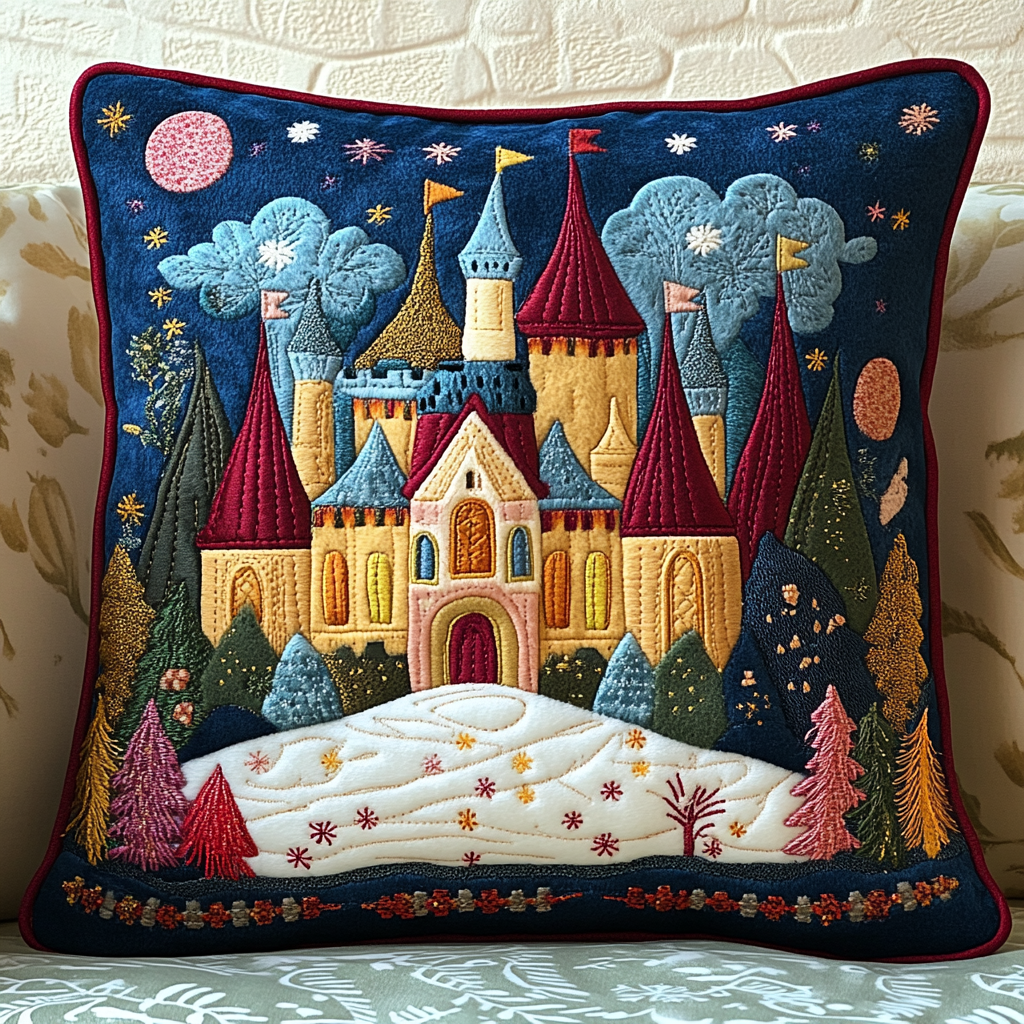 Castle DAI281124015 Quilted Pillow Case