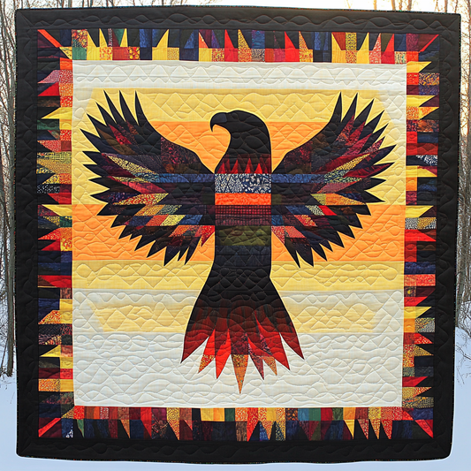 Native American Eagle DAI040924181 Quilt Blanket