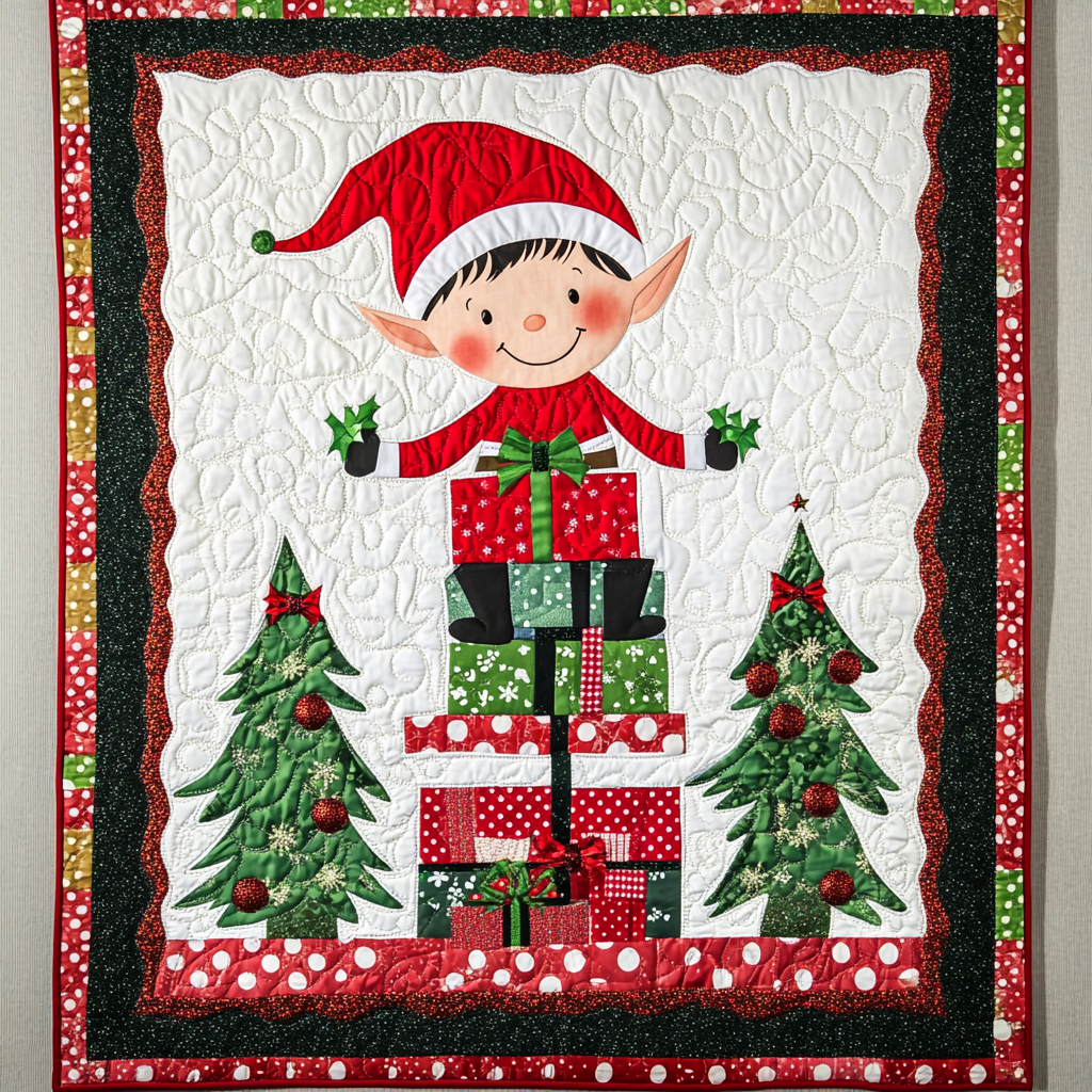 Christmas Elf DAI201124419 Quilt Blanket