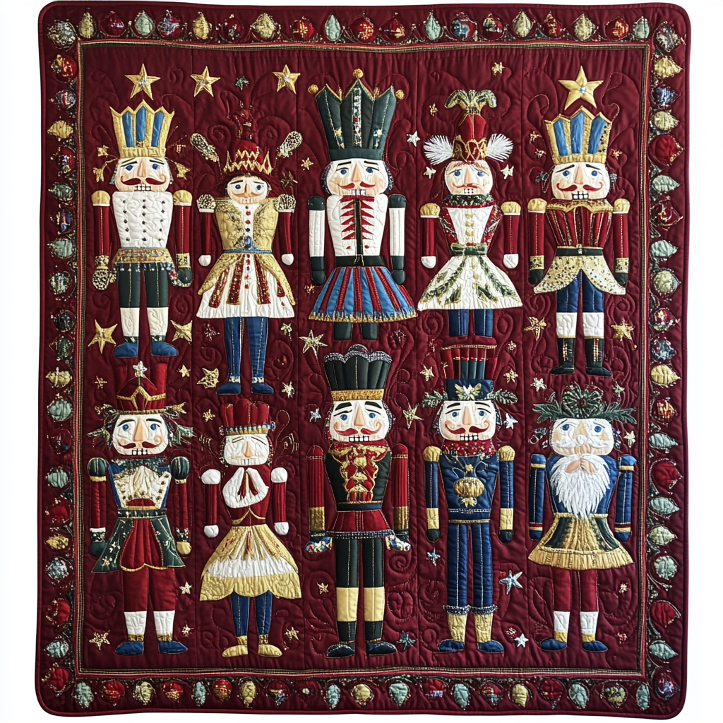 Christmas Nutcracker TAI091024097 Quilt Blanket