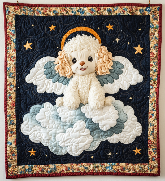 Poodle Angel DAI090125202 Quilt Blanket