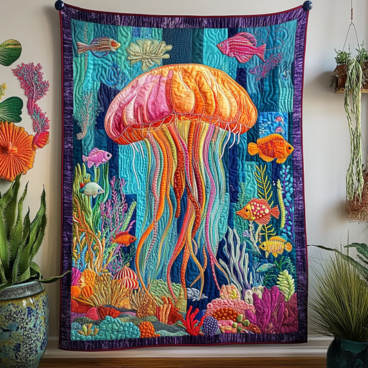 Jellyfish DAI171224038 Quilt Blanket