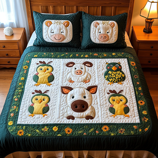 Farm Animal DAI051224142 Quilt Bedding Set