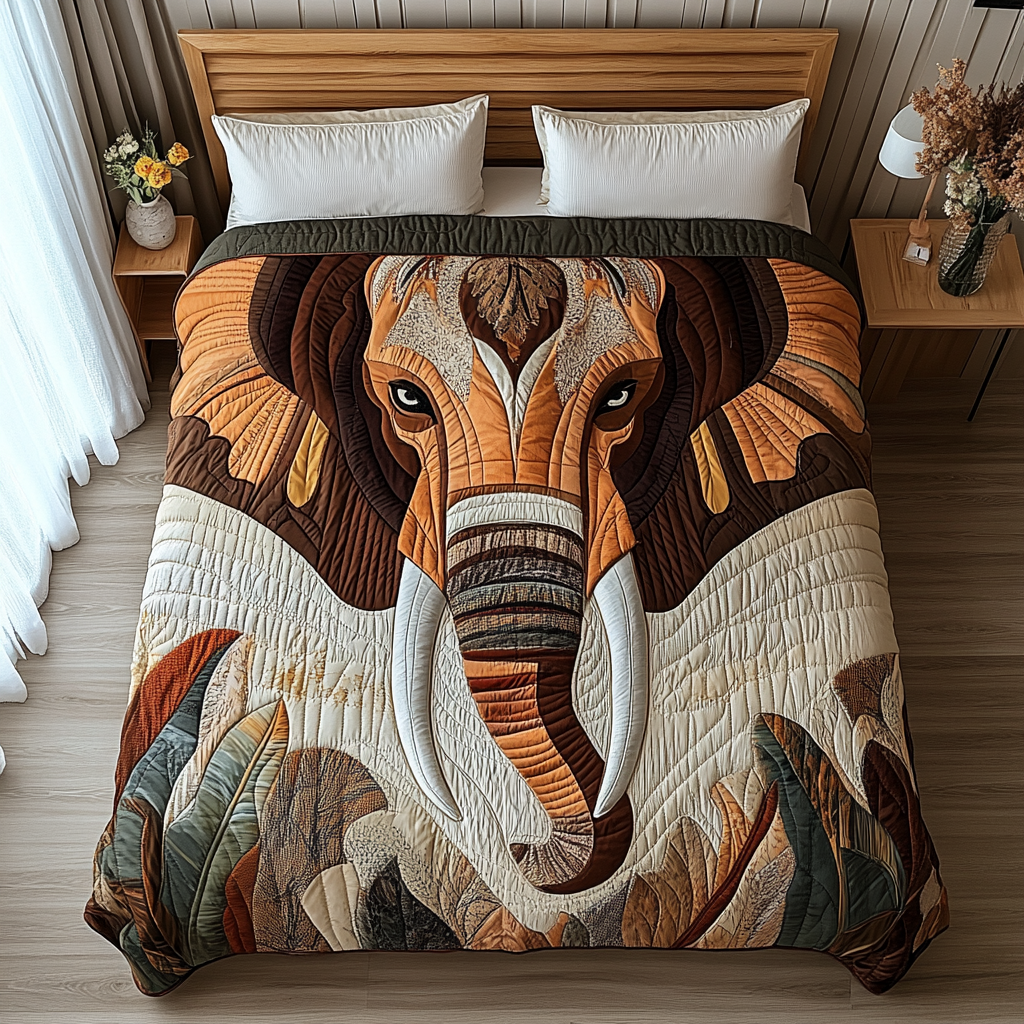 Elephant TAI181024031 Quilt Blanket