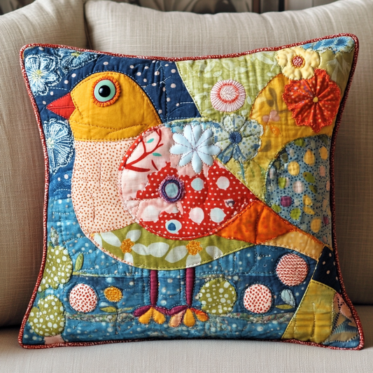 Bird TAI130824213 Quilted Pillow Case