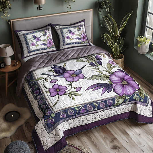 Hummingbird TAI111124159 Quilt Bedding Set