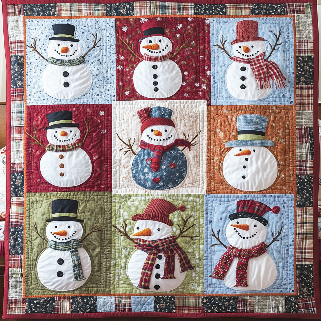 Snowman DAI190824206 Quilt Blanket