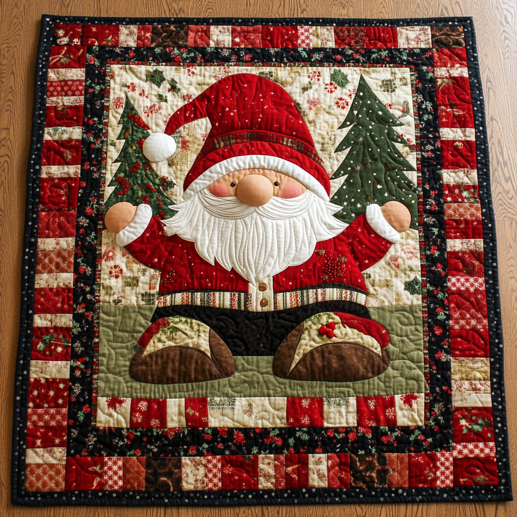 Christmas Gnome DAI190824132 Quilt Blanket