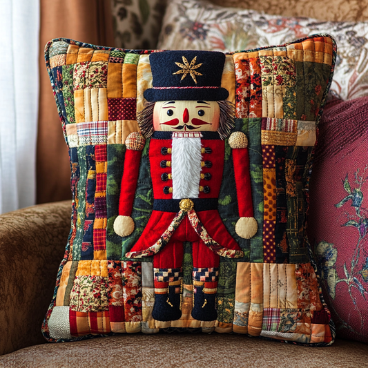 Christmas Nutcracker TAI130824243 Quilted Pillow Case