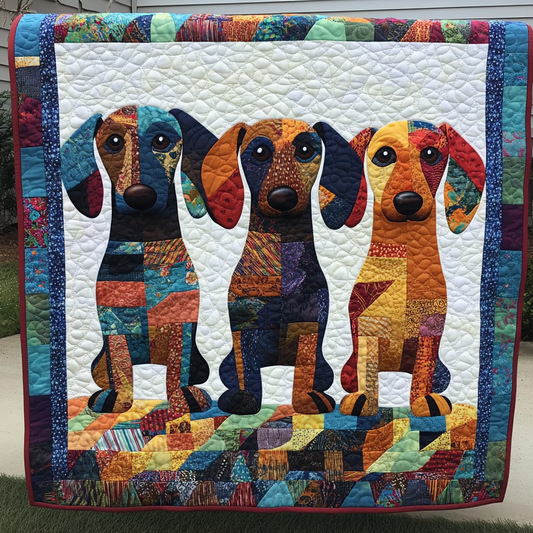 Dachshund DAI190824074 Quilt Blanket